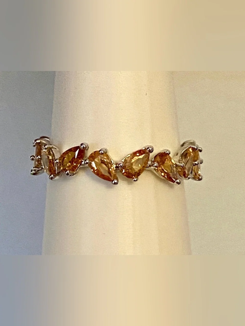 Bomb Party Smoky Topaz CZ Ring